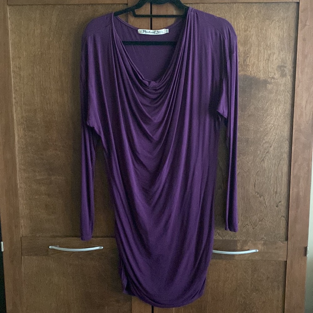 Michael Stars Ruched Mini Dress